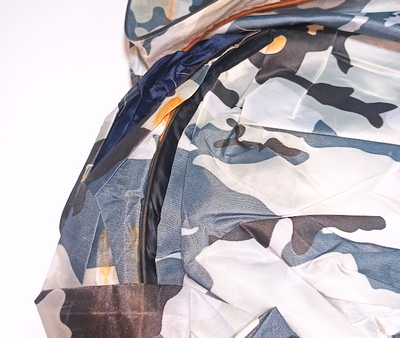 Палатка зимняя автомат камуфляж с дном 2,0м*2,0м*1,35м  (Брак-ржавчина от неправильного хранения или проблемы с собачкой)