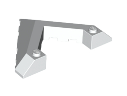 Wedge 6 x 8 Pointed Cutout, White (22390 / 6256536)