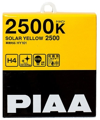 Галогеновые лампы PIAA Solar Yellow (2500)