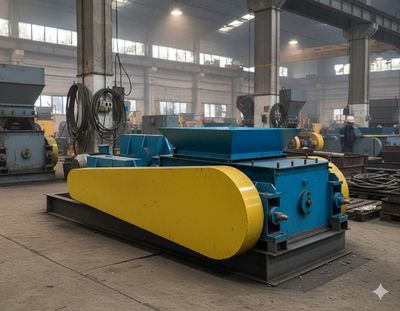 Дробилка валковая с гладкими валками ДВГ 2/800