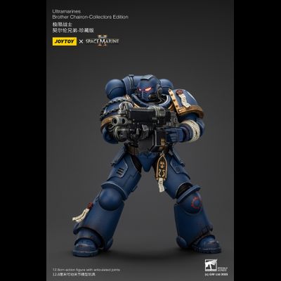 Ультрамарин брат Кайрон (Warhammer 40k, Spacemarine II) - КОЛЛЕКЦИОННАЯ ФИГУРКА 1/18 Ultramarines Collectors Edition - Brother Chairon (JT01383) - JOYTOY