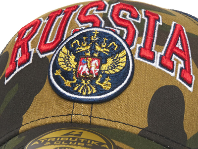 Бейсболка РОССИЯ милитари (55-58) 101568