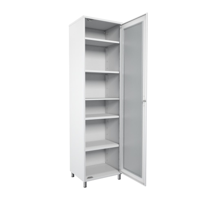 Шкаф-витрина медицинский металлический ШВМр-1.1