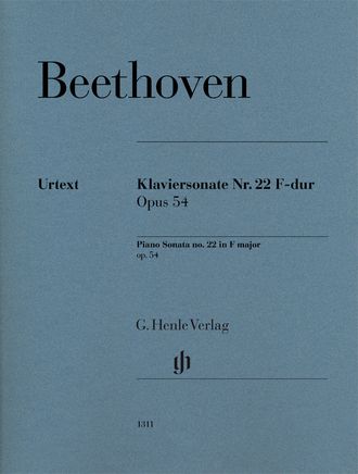 Beethoven. Sonate №22 F-dur op.54: für Klavier