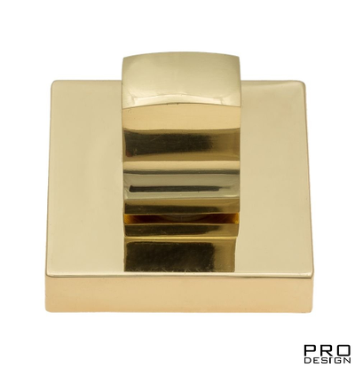 Фиксатор поворотный на квадратном основании Fratelli Cattini WC 8-OLV полированная латунь