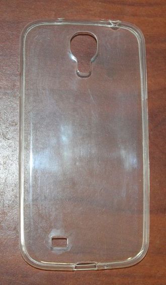 Защитная крышка силиконовая Samsung Galaxy S4, прозрачная