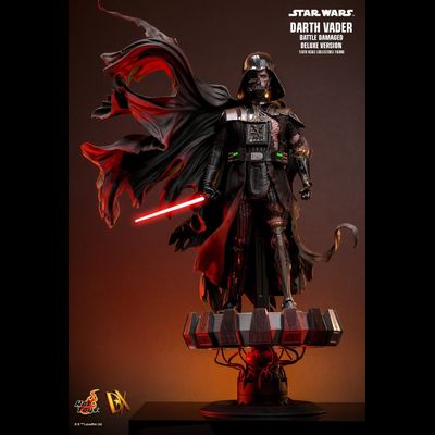Дарт Вейдер в бою (Звездные Войны, Star Wars) - Коллекционная фигурка 1/6 Darth Vader Battle Damaged (Deluxe Version) (DX45) - Hot Toys