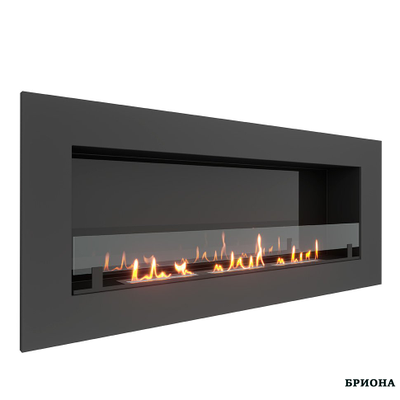 Биокамин в нишу  GRAND 1500 LITE. Стекло + Стемалит