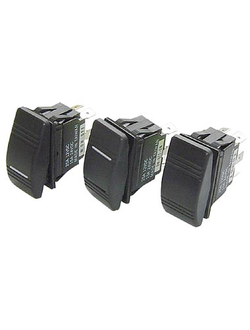 Клавишный выключатель Marina 2, вкл/выкл/вкл, 4 контакта (NEW)