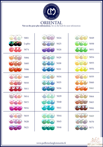 Пайетки 3 мм № 5014