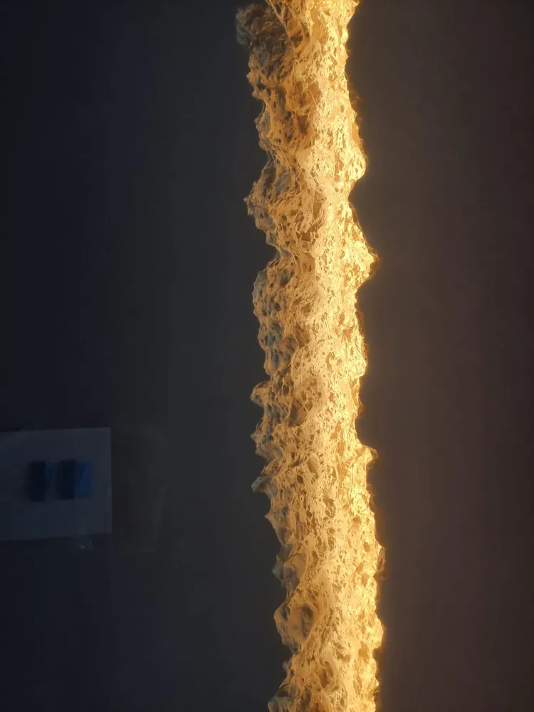 Смонтированный и окрашенный светильник