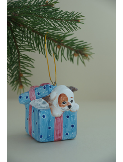 Подарок со щенком - собачки