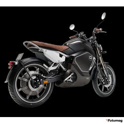 Электромотоцикл WHITE SIBERIA Super Soco TC Черный