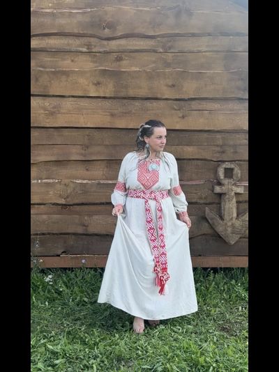 Платье в славянском стиле &quot;Макошь&quot; Ярая
