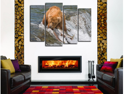 Модульная картина "Ловец рыбы"