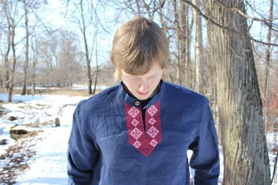 Рубаха традиционная "Цвет Папоротника"