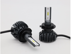 Светодиодные лампы H7 мини корпус (ip68), 12v 38w 4000Lm 6000K, Seoul CSP Y19 (комплект, 2шт)