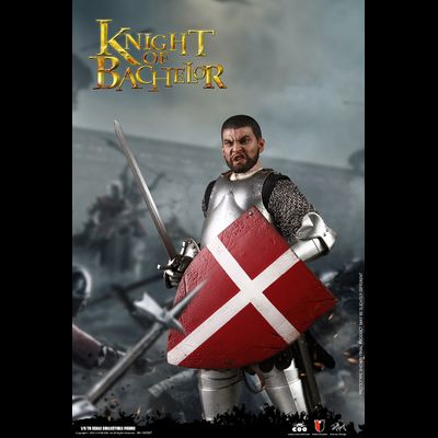 Английский рыцарь-бакалавр Столетней  войны (KNIGHT OF BACHELOR) - Коллекционная ФИГУРКА 1/6 scale SERIES OF EMPIRES (DIE-CAST ALLOY) (SE067) - COOMODEL