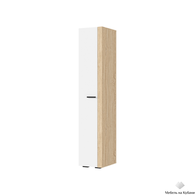 Санса ШК-01 Шкаф 1 створчатый Сонома/Белый