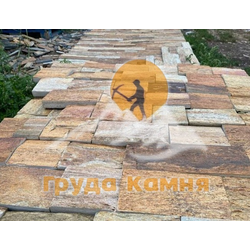 Сланец Кора дерева пиленная плитка на мощение дорожек, 30-40 мм