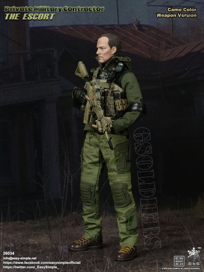 Русский наемник ФИГУРКА 1/6 scale Private Military Contractor The Escort (26034) Easy&Simple