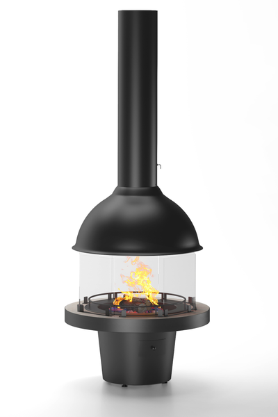 Центральный металлический камин SPHERE