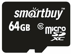 SMARTBUY 64GB MICRO SD  CLASS10