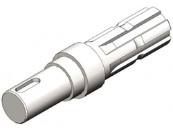 Вал шлицевой для щетки L=166 мм
