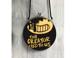 Сумка круглая Бенди и Чернильная машина №4