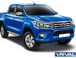 Пороги Toyota Hilux (2015-н.в.), RIVAL, Россия