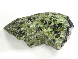 Хризолит (Перидот, Оливин), кристаллы на породе, США (41*24*19 мм, 25 г) №38090