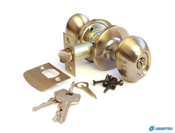 Ручка-защёлка дверная 6093-01-ab бронза купить в Челябинске | КВИРТЕК