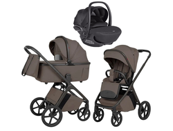 Коляска 3в1 Carrello Vector F, Koa Brown / Коричневый, рама темн.коричневый (Vega)