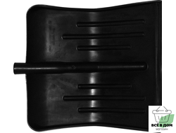 Лопата снеговая  пластик 428х490 б/ч "ЗАРЯ"