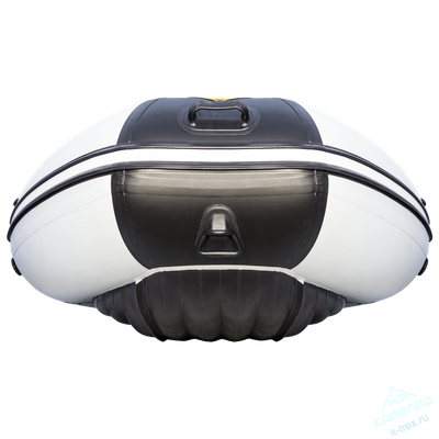 Лодка ПВХ Мастер Лодок Ривьера Гидролыжа 3600НДНД "Комби" Св.Серый / Чёрный