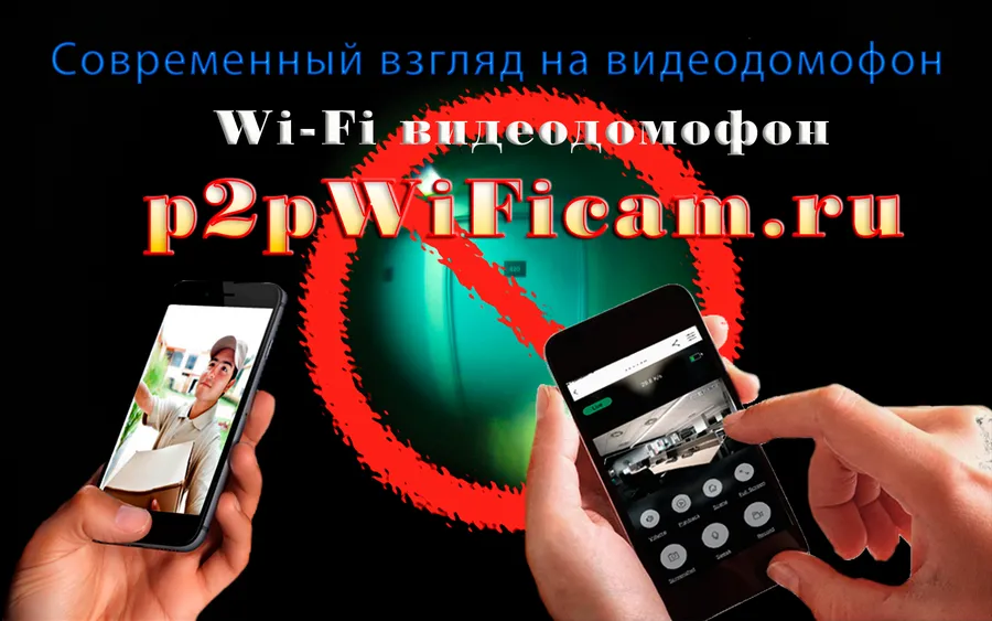Купить современный WiFi видеодомофон в интернет-магазине p2pWiFicam.ru