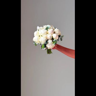 Букет невесты &amp; Бутоньерка № 1366