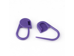 НАБОР ПЛАСТИКОВЫХ МАРКЕРОВ ДЛЯ ВЯЗАНИЯ  "БУЛАВКА" - ФИОЛЕТОВЫЙ - 10шт.