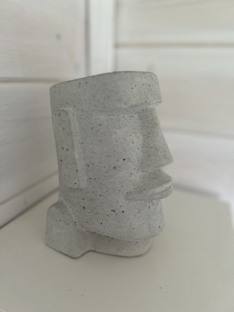 Истукан бетонное кашпо