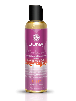 Массажное масло с феромонами и афродизиаками "Страсть" DONA Scented Massage Oil Sassy Aroma: Tropica