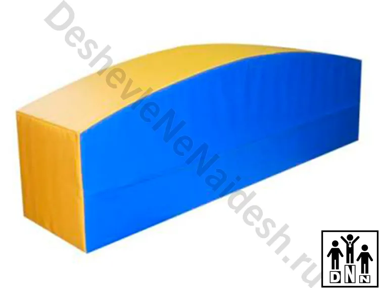 Мягкий модульный Тренажер «Балансир» голубой