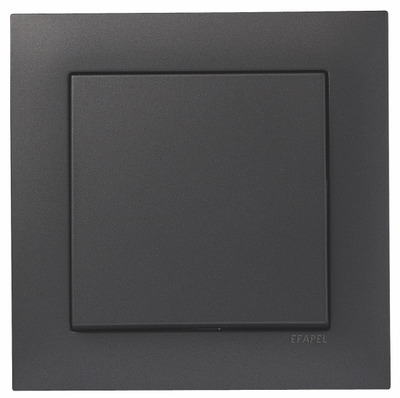 Рамка Logus 90 акварель, 1 пост, серая - Efapel 90910 TIS