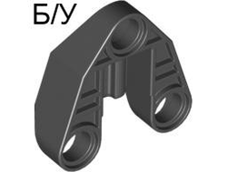 ! Б/У - Technic, Pin Connector 3 x 3 with Axle and 3 Pin Holes, Black (32175 / 4119333 / 4249261) - Б/У