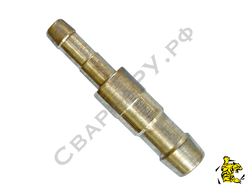 Соединитель (переходник) рукавов Джет ф6.3 - ф9мм неразъемный