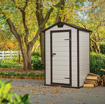 Сарай "Манор 4х3" ,бежевый (размеры 117 х 94 см)