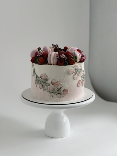 Торт с цветами