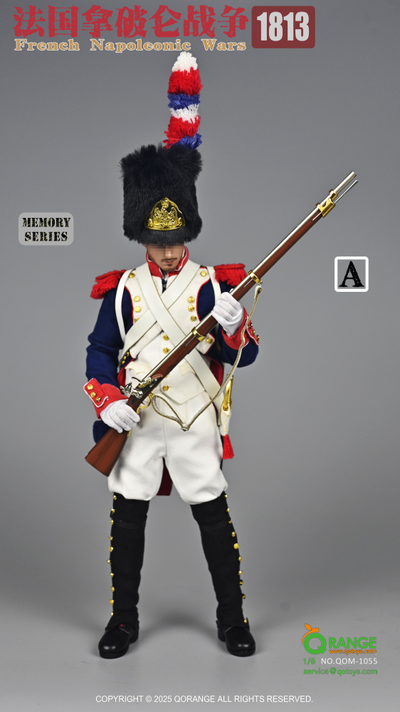 ПРЕДЗАКАЗ - Солдат армии Наполеона - Коллекционный КОМПЛЕКТ 1/6 Napoleonic Wars France 1813 Accessory Set (QOM-1055A) - QORANGE QOTOYS ?ЦЕНА: 13300 РУБ.?