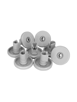 Ролик корзины (комплект 8шт) ПММ Electrolux Zanussi Aeg 50286964007 50286965004