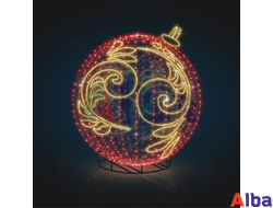 ШАР уличный светодиодный с хохломой, 2,5м