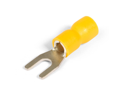 Наконечник кабельный вилочный изолированный НВИ 6.0-4 серия EasyFix с ПВХ манжетой